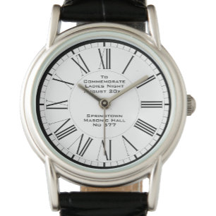 Ladies Night Masonic Lodge Commemorative Gift Watch