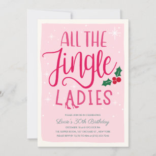 Ladies Night Out Holiday Invitation