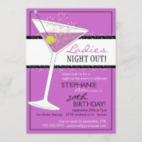 Ladies Night Out Martini Birthday Celebration