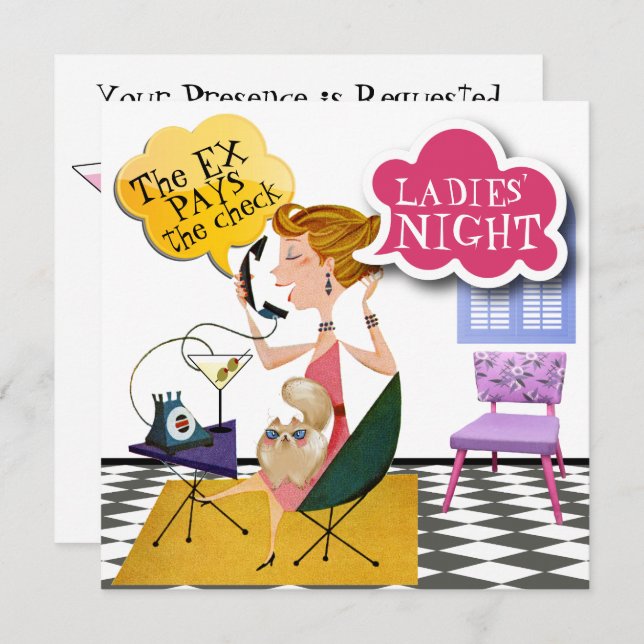 Ladies Night Out - SRF Invitation (Front/Back)