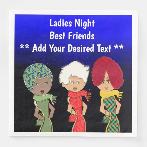 Ladies Night Paper Napkins