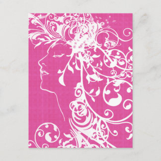 Ladies Night Pink Bachelorette Party Invitation