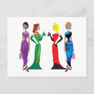 Ladies' Night Postcard