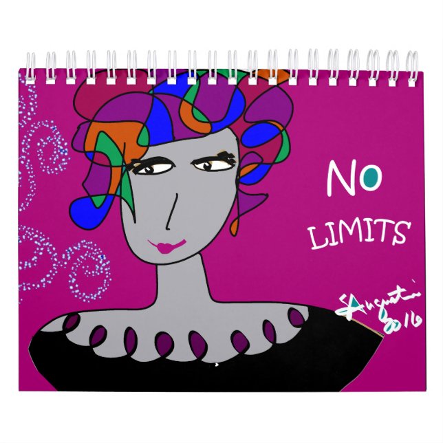 LADIES OF COLOR CALENDAR - NO LIMITS (Cover)