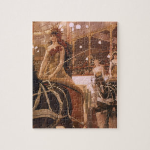 Ladies of the Cars (aka Circus) by James Tissot Jigsaw Puzzle