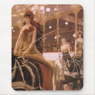 Ladies of the Cars (aka Circus) by James Tissot Mouse Pad