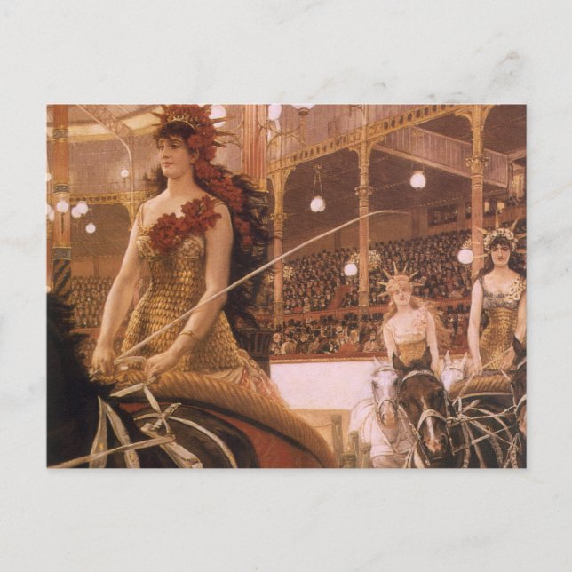 Ladies of the Cars (aka Circus) by James Tissot Postcard (Front)