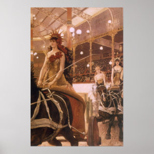 Ladies of the Cars (aka Circus) by James Tissot Poster