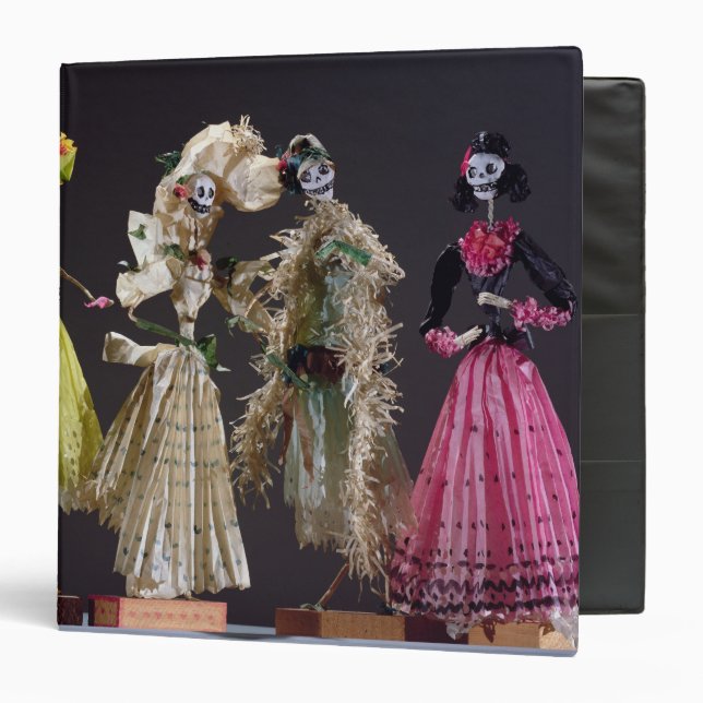 Ladies of the Day of the Dead, from Oaxaca Binder (Front/Inside)