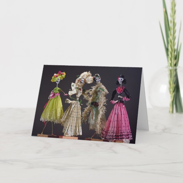 Ladies of the Day of the Dead, from Oaxaca Card (Front)