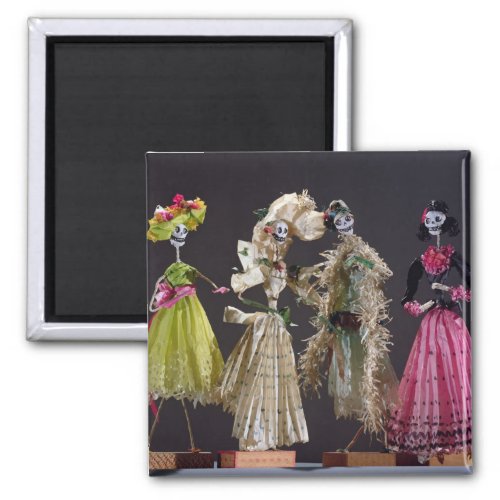 Ladies of the Day of the Dead from Oaxaca Magnet