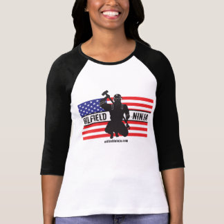 Ladies Oilfield Ninja 3/4 sleeve jersey shirt