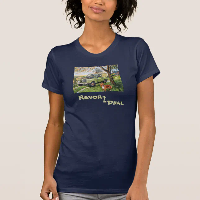 Ladies Old Style Land Rover T-Shirt | Zazzle