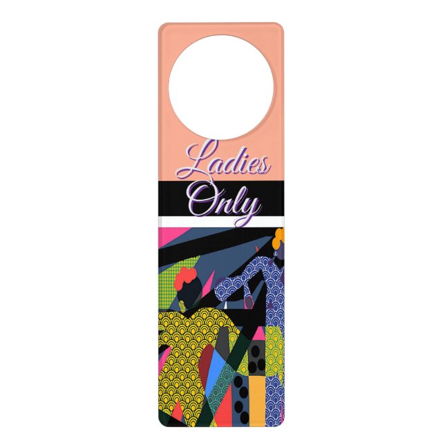 Ladies Only  Door Hanger (Front)