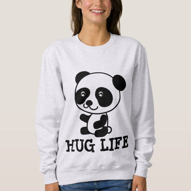 Ladies Panda Bear T-shirts & sweatshirts (Front)