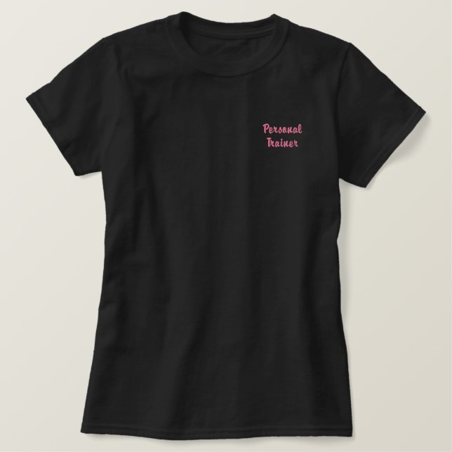Ladies "Personal Trainer" Embroidered Polo (Design Front)