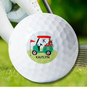 Ladies Personalized Golf Cart Clubs Name Golf Golf Balls
