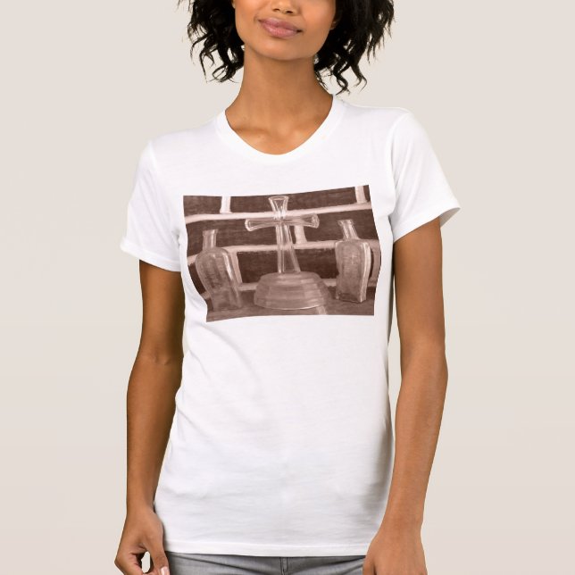 Ladies Philippains 4:13 Casual Scoop T-Shirt (Front)