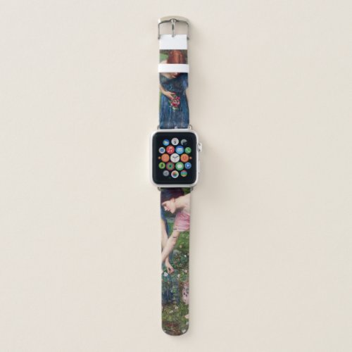 Ladies Picking Roses John William Waterhouse Apple Watch Band