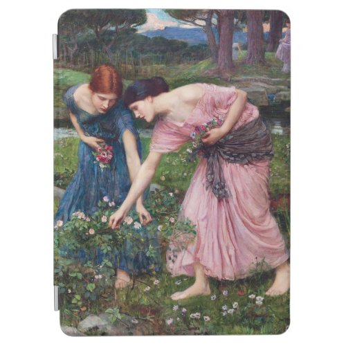 Ladies Picking Roses John William Waterhouse iPad Air Cover