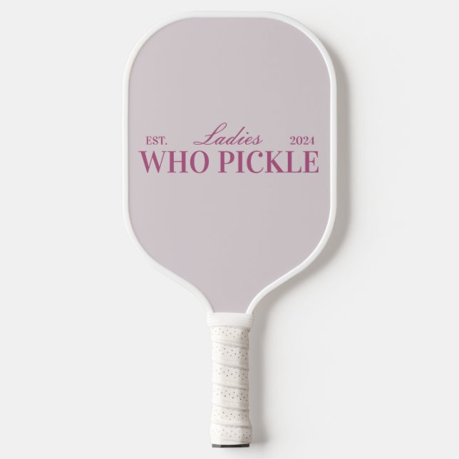 Ladies Pickleball Club  Paddle (Front)