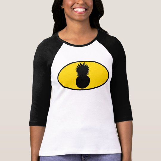 Ladies Pineapple Avengers Raglan T T-Shirt