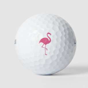 Ladies Pink Flamingo Golf Balls