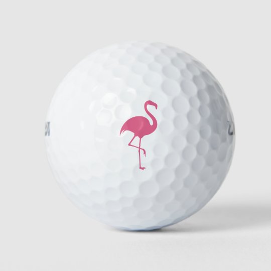 Ladies Pink Flamingo Golf Balls | Zazzle.com