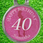 LADIES PINK GLITTER BIG BIRTHDAY GOLF HAT CLIP<br><div class="desc">Hey there! I just wanted to share an awesome gift idea I came across that’s perfect for any woman who loves golf. If you're looking for something fun and a little sparkly, how about a pink glitter golf hat clip? It’s not only super cute with its pink sparkle design, but...</div>