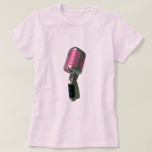 Ladies - Pink Mic T-Shirt