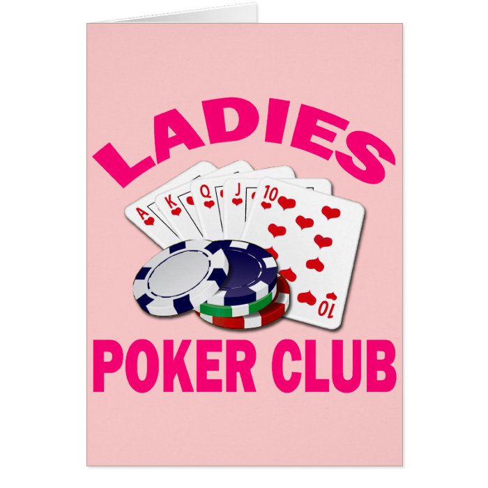 LADIES POKER CLUB CARDS
