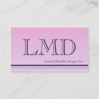 Ladies Professional Modern Design Business Card
