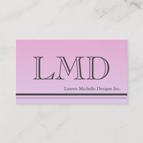 Ladies Professional Modern Design Business Card