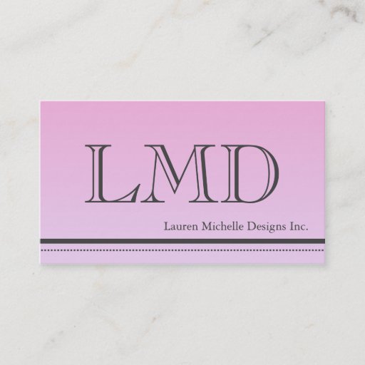 Customizable Ladies Professional Modern Design Business Card