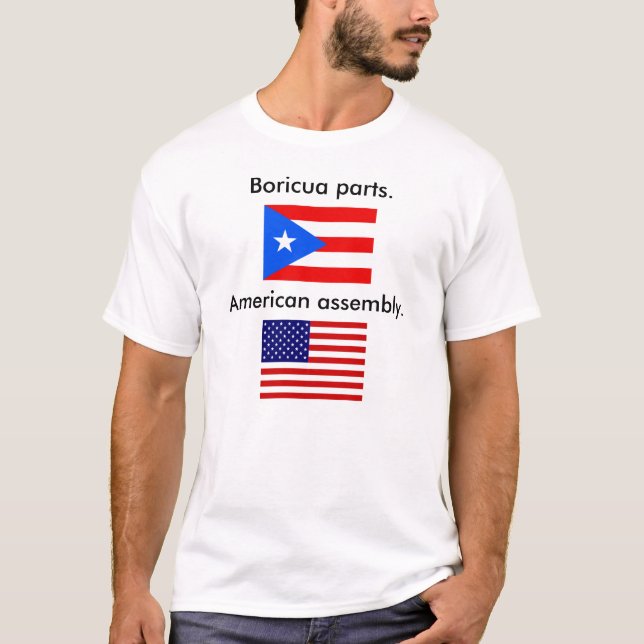 Ladies Puerto Rican Pride T-Shirt (Front)
