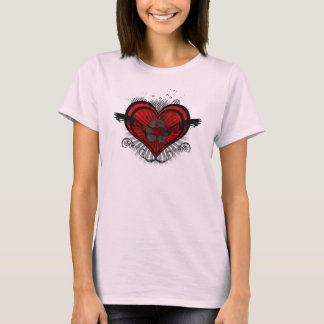 Ladies Recycled Heart T-Shirt