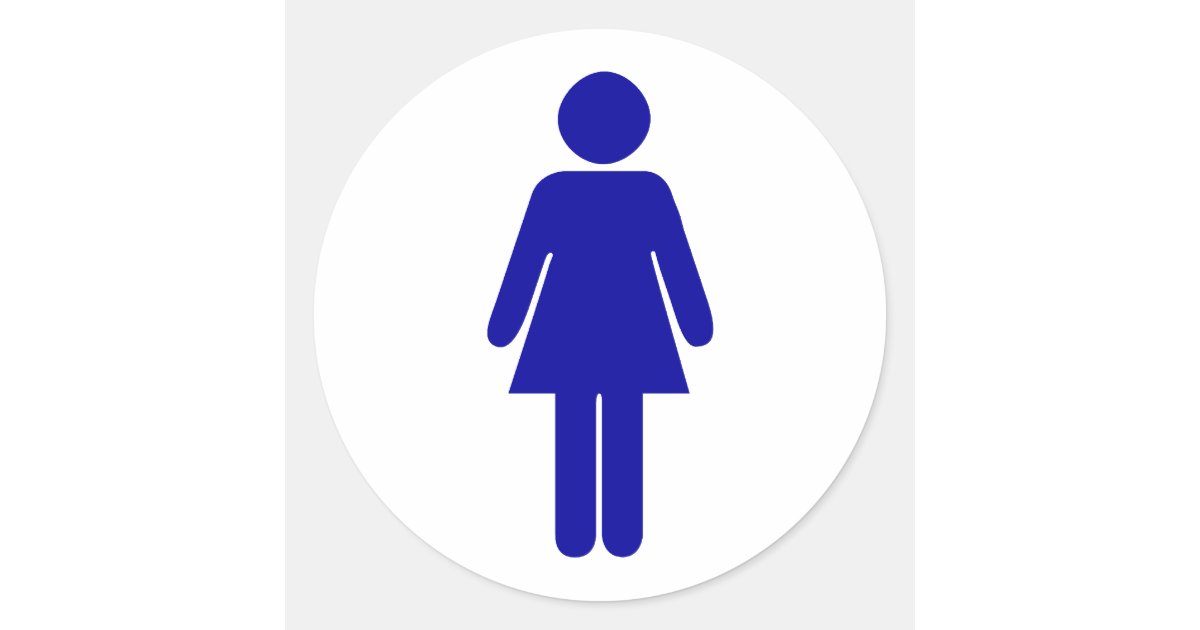 Bathroom Sign Male restroom stickers | zazzle Bathroom Sign Male restroom stickers | zazzle