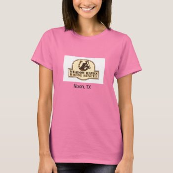 Ladies Ringer T-shirt by MeadowHavenRescue at Zazzle