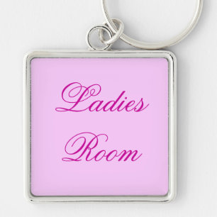 Ladies room key chain
