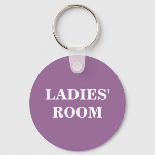 Ladies room keychain