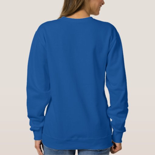 Ladies' Royal Blue Sweatshirt with Grove Park Inn | Zazzle