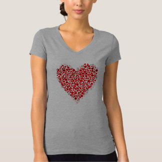 Ladies Shirt-Valentine Heart T-Shirt