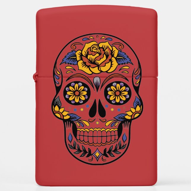Ladies Skull Zippo Zippo Lighter (Front)