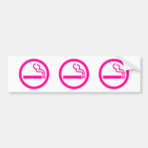 Ladies Smoking Area 喫煙女性 Japanese Sign Bumper Sticker