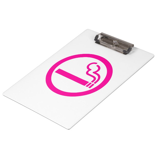 Ladies Smoking Area 喫煙女性 Japanese Sign Clipboard (Angled)