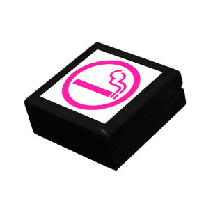 Ladies Smoking Area 喫煙女性 Japanese Sign Gift Box