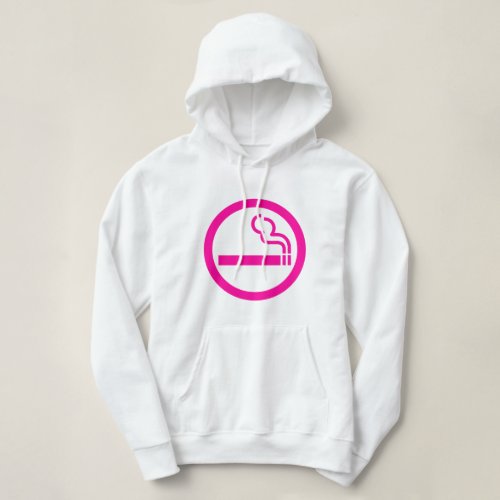 Ladies Smoking Area 喫煙女性 Japanese Sign Hoodie