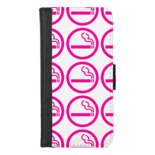 Ladies Smoking Area 喫煙女性 Japanese Sign iPhone 8/7 Wallet Case