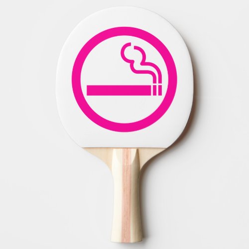 Ladies Smoking Area 喫煙女性 Japanese Sign Ping Pong Paddle