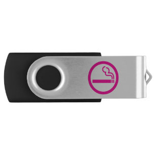 Ladies Smoking Area 喫煙女性 Japanese Sign USB Flash Drive